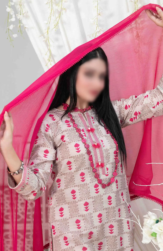 Guliz Vol I - Stitched Digital Printed Lawn Collection - D-3024