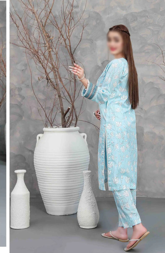 Cimrin - Digital Printed Lawn 2pcs Collection - D 3101