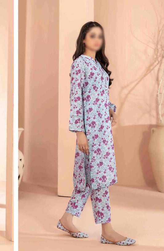 Anha - Stitched Digital Printed Swiss Collection - D 3215