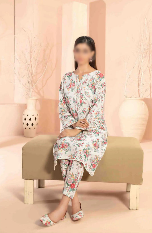 Anha - Stitched Digital Printed Swiss Collection - D 3217