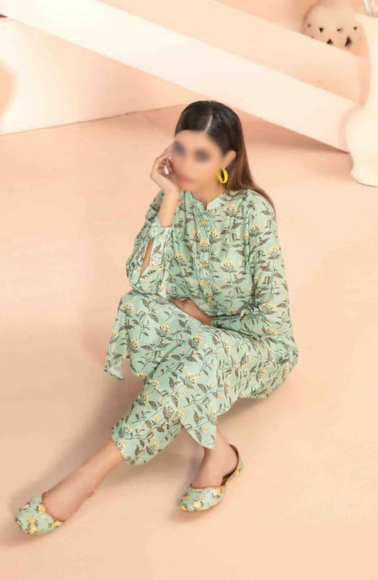 Anha - Stitched Digital Printed Swiss Collection - D 3222