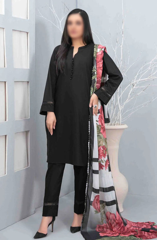 Berna - Stitched Cotton Solids 3pcs Collection - D 3326