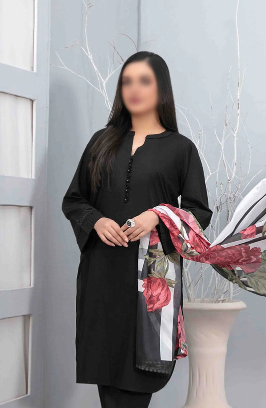 Berna - Stitched Cotton Solids 3pcs Collection - D 3326