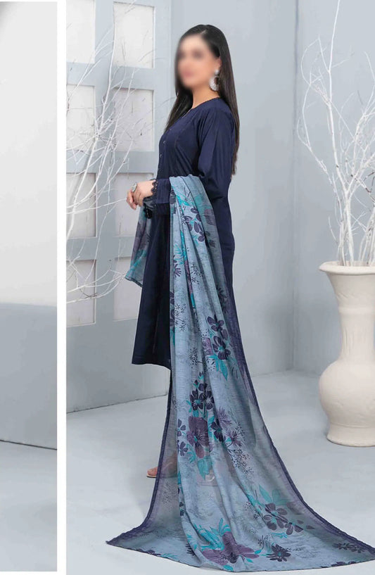 Berna - Stitched Cotton Solids 3pcs Collection - D 3328