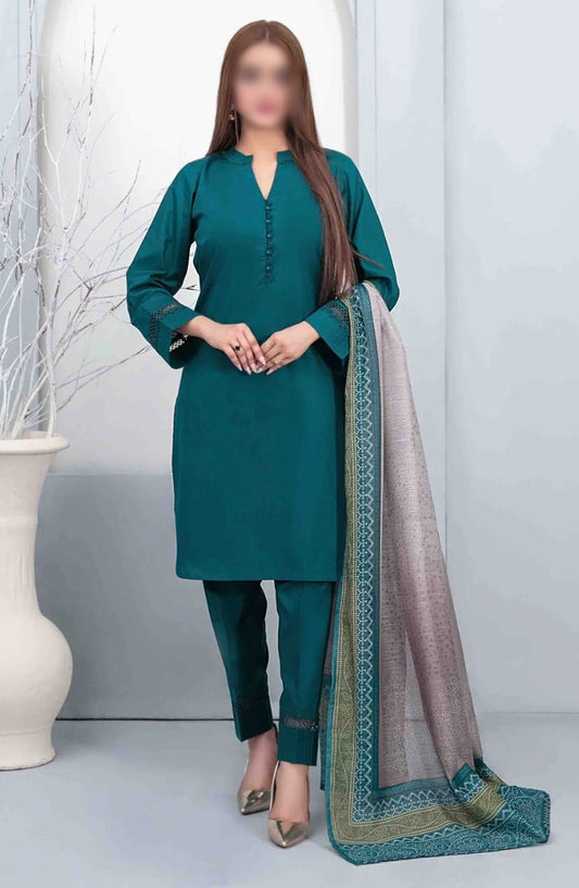 Berna - Stitched Cotton Solids 3pcs Collection - D 3331