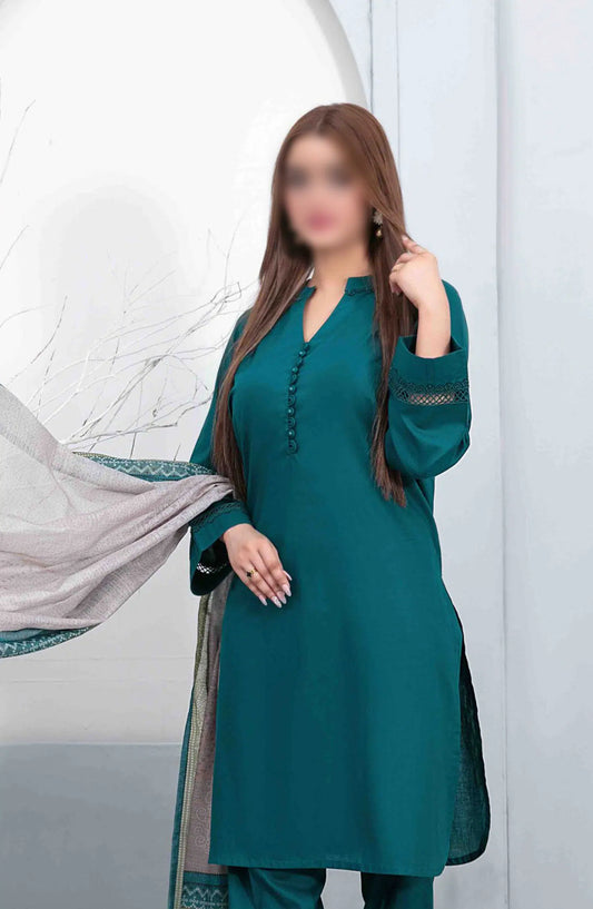 Berna - Stitched Cotton Solids 3pcs Collection - D 3331