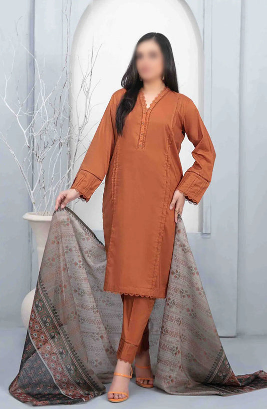 Berna - Stitched Cotton Solids 3pcs Collection - D 3332