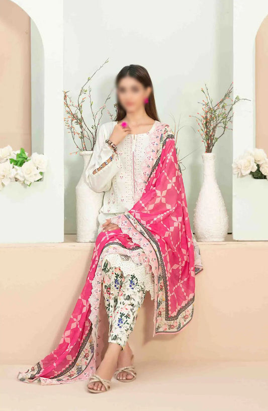 Nizana -Embroidered Lawn Collection - D 3349