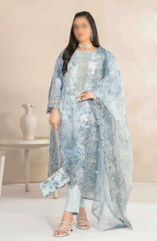 Jahira - Stitched Organza Collection BY Tawakkal Fabrics - D-3358