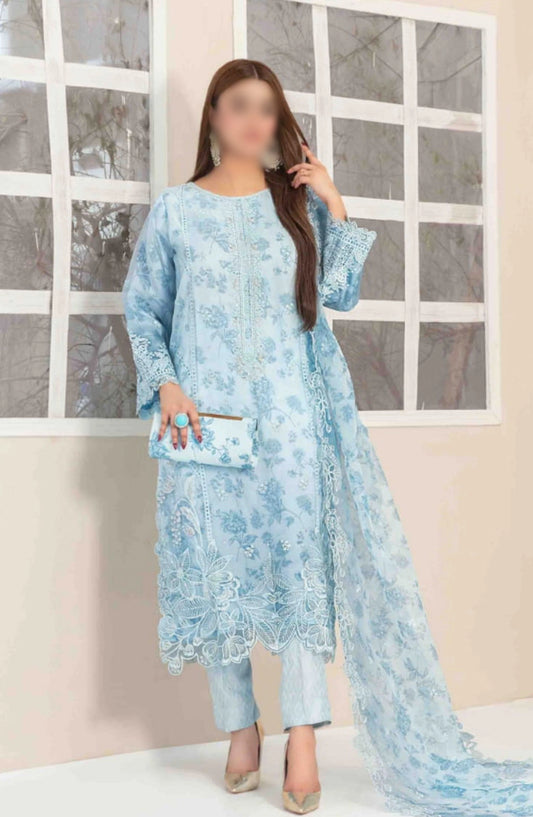 Jahira - Stitched Organza Collection BY Tawakkal Fabrics - D-3359