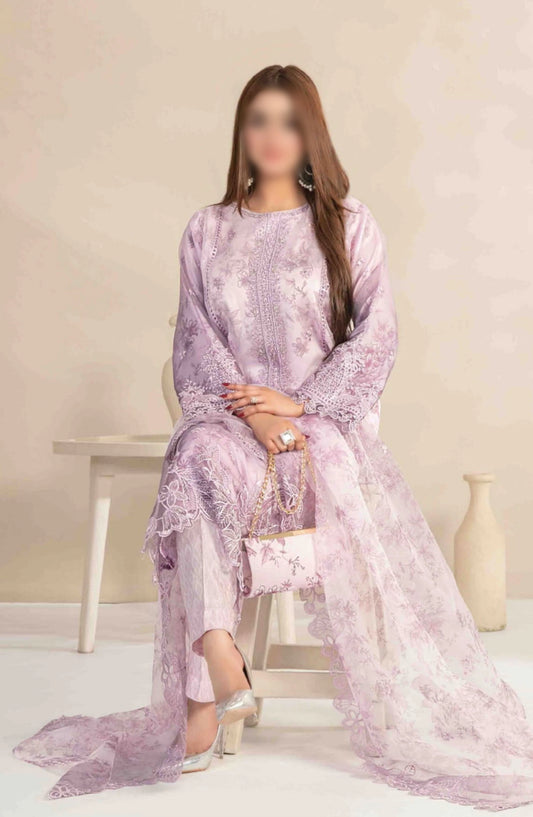 Jahira - Stitched Organza Collection BY Tawakkal Fabrics - D-3360