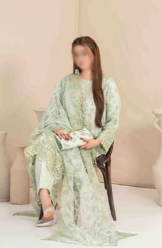 Jahira - Stitched Organza Collection BY Tawakkal Fabrics - D-3362