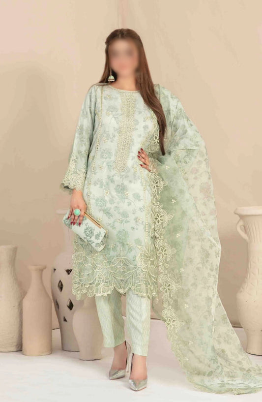 Jahira - Stitched Organza Collection BY Tawakkal Fabrics - D-3362