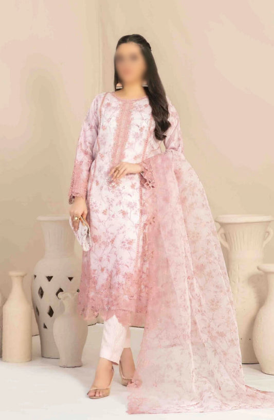 Jahira - Stitched Organza Collection BY Tawakkal Fabrics - D-3364