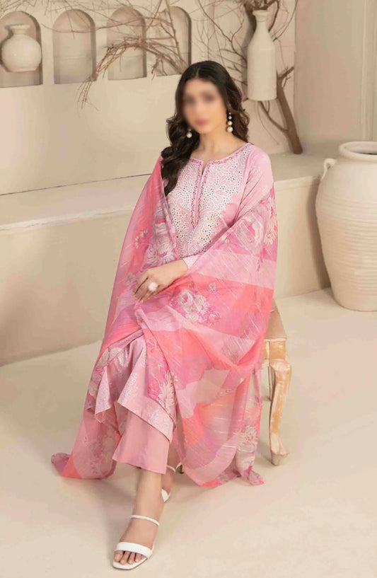 Naama - Embroidered Digital Lawn Collection - D 3452