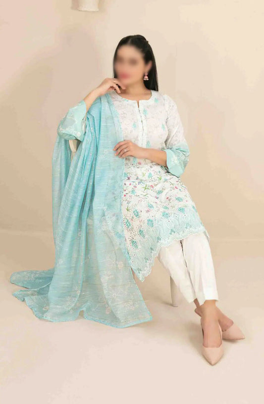 Naama - Embroidered Digital Lawn Collection - D 3455