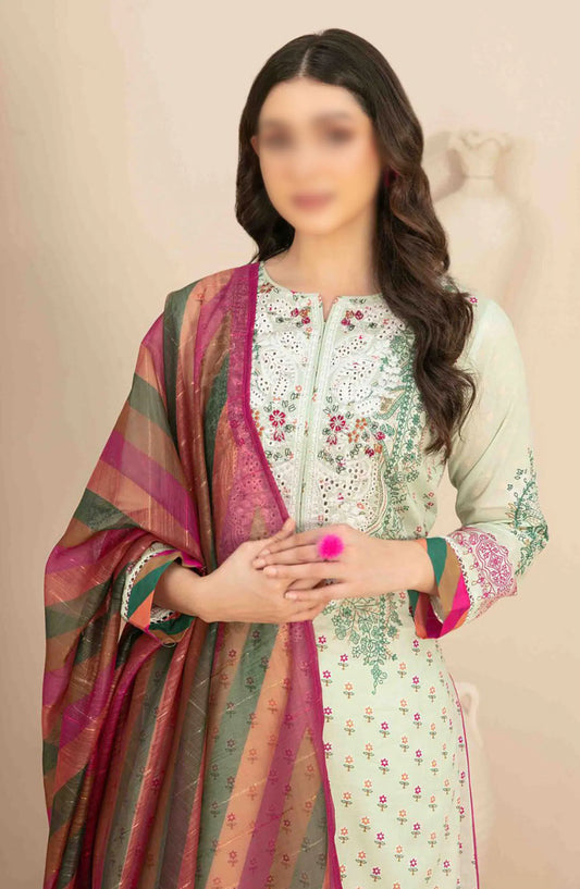 Naama - Embroidered Digital Lawn Collection - D 3458