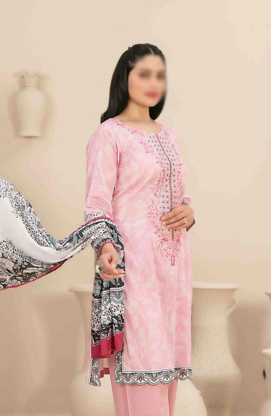 Naama - Embroidered Digital Lawn Collection - D 3462