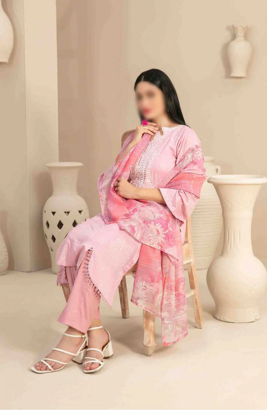 Naama - Embroidered Digital Lawn Collection - D 3464