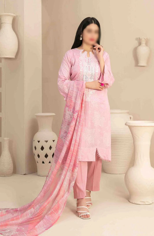 Naama - Embroidered Digital Lawn Collection - D 3464