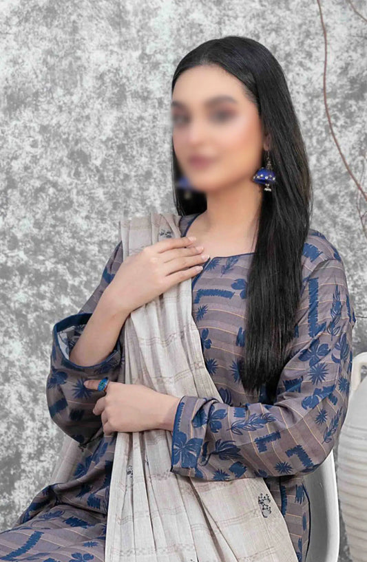 SERAPHINA Digital Printed Lawn - Fancy Banarsi Dupatta Collection 2024 - D 3495