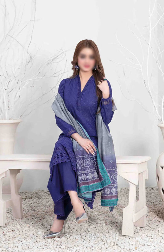 Leeba - Schiffli Embroidered Lawn Collection Vol II 2024 - D 3541