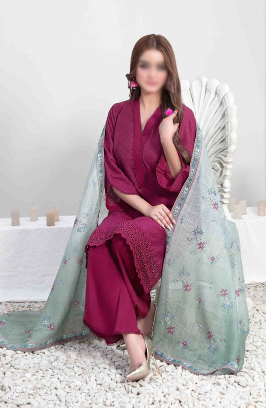 Leeba - Schiffli Embroidered Lawn Collection Vol II 2024 - D 3542