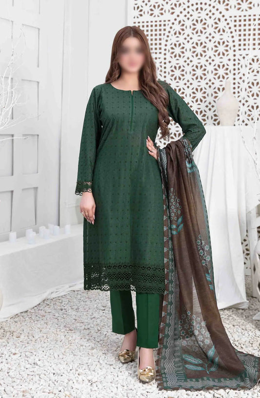 Leeba - Schiffli Embroidered Lawn Collection Vol II 2024 - D 3543