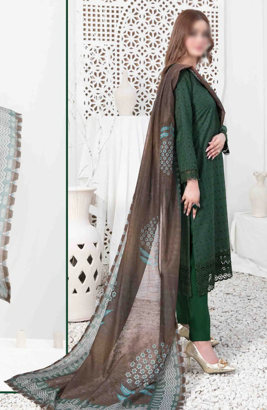 Leeba - Schiffli Embroidered Lawn Collection Vol II 2024 - D 3543
