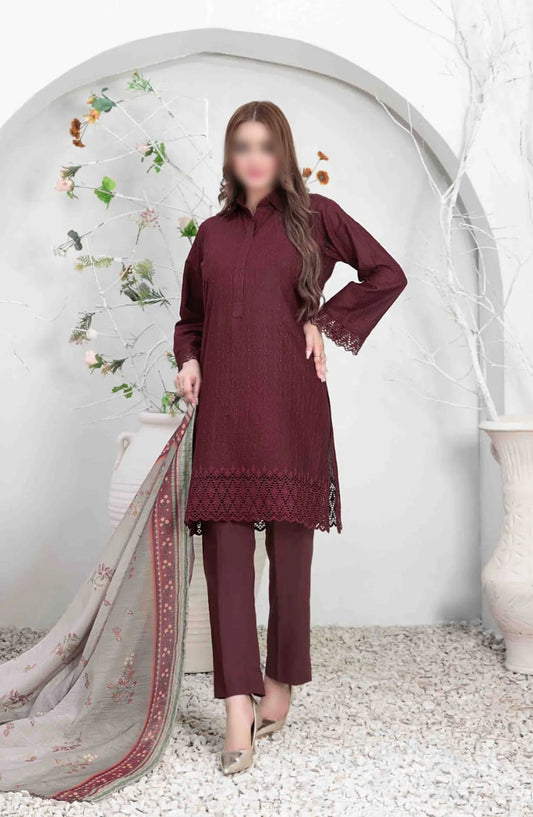 Leeba - Schiffli Embroidered Lawn Collection Vol II 2024 - D 3544