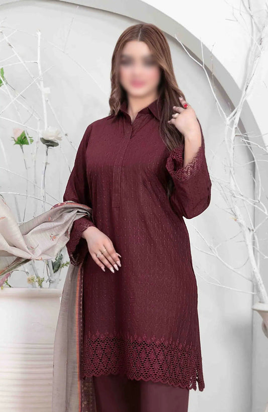 Leeba - Schiffli Embroidered Lawn Collection Vol II 2024 - D 3544