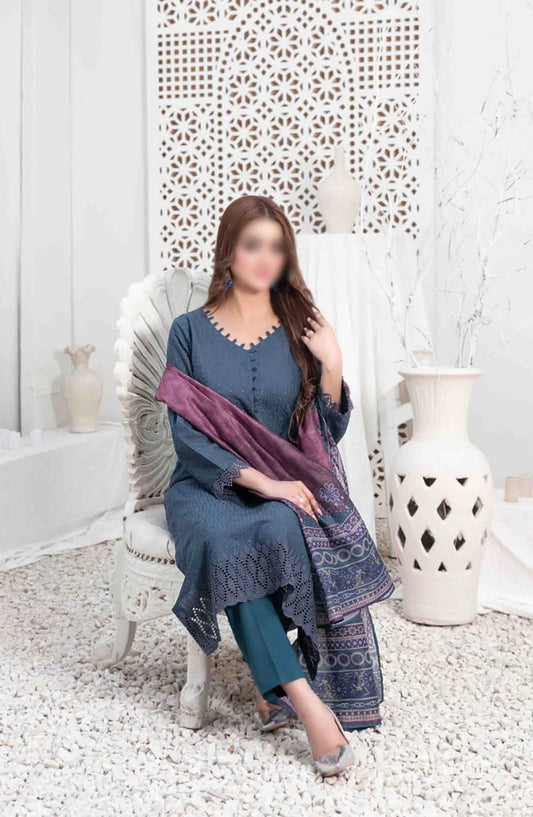 Leeba - Schiffli Embroidered Lawn Collection Vol II 2024 - D 3545