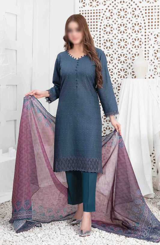 Leeba - Schiffli Embroidered Lawn Collection Vol II 2024 - D 3545