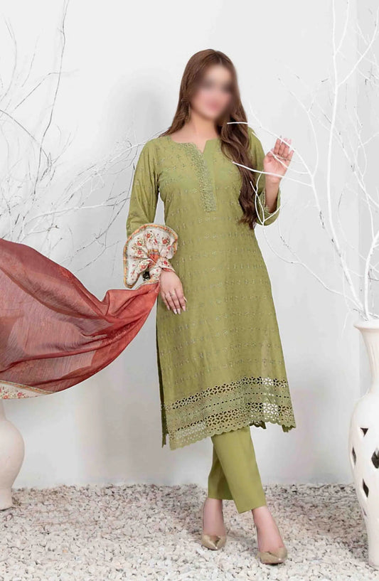 Leeba - Schiffli Embroidered Lawn Collection Vol II 2024 - D 3548