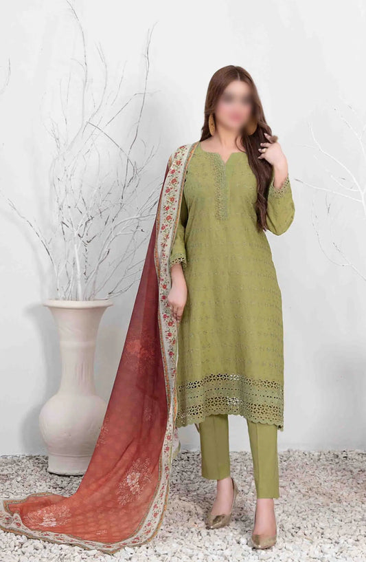 Leeba - Schiffli Embroidered Lawn Collection Vol II 2024 - D 3548