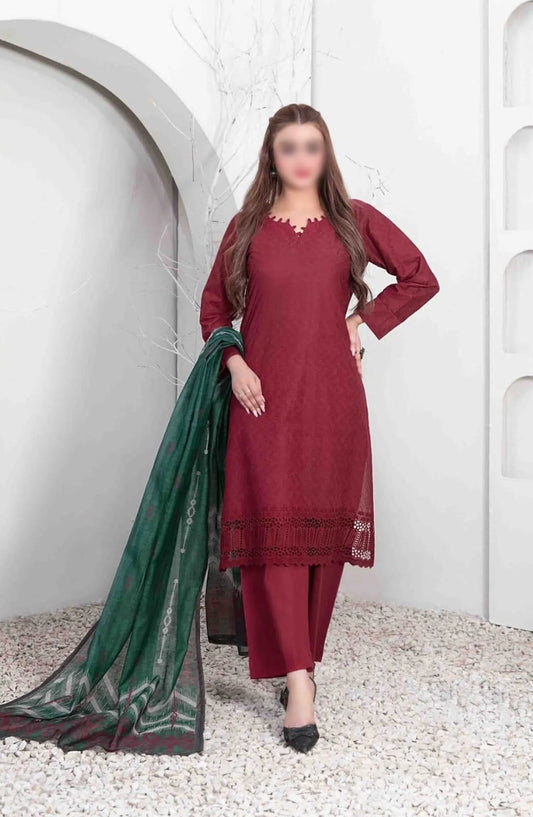 Leeba - Schiffli Embroidered Lawn Collection Vol II 2024 - D 3550