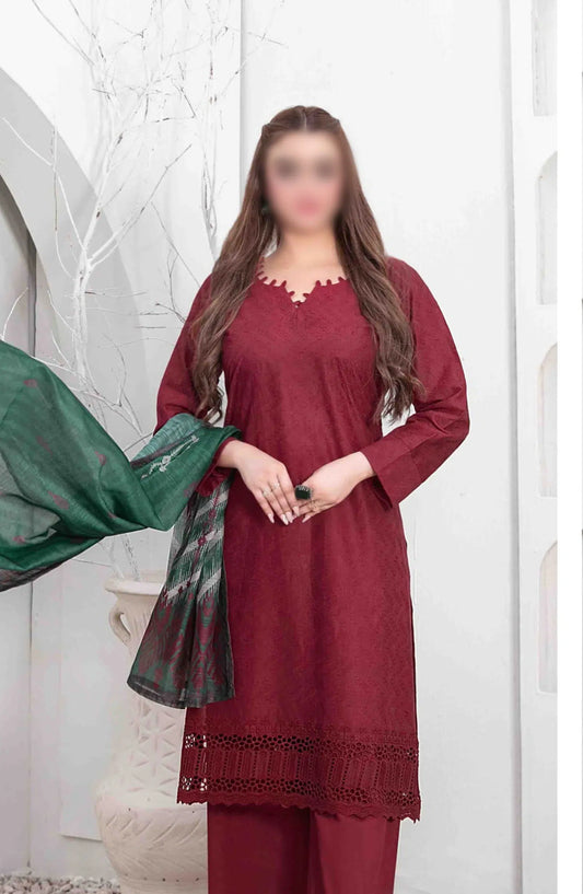 Leeba - Schiffli Embroidered Lawn Collection Vol II 2024 - D 3550