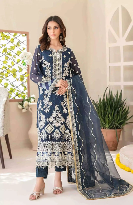 FENELLA Fancy Heavy Embroidered Collection 2024 - FFHEC-D-3609