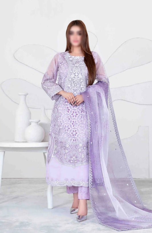 Gelareh - Exclusive Organza Collection 2024 By Tawakkal Fabrics - D 3654