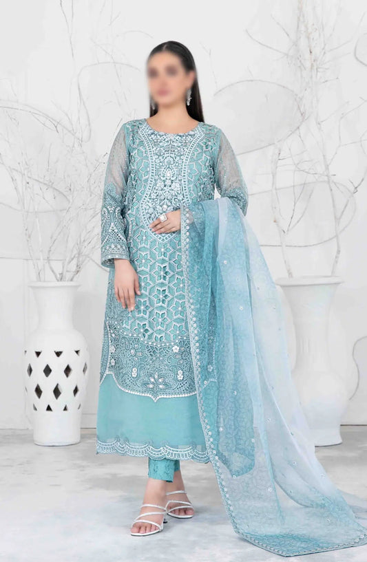 Gelareh - Exclusive Organza Collection 2024 By Tawakkal Fabrics - D 3655