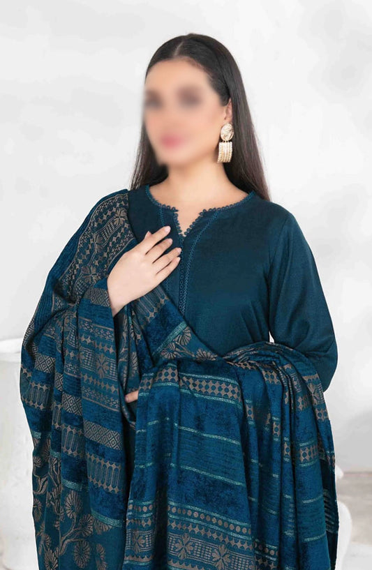 Persika Leather Peach-Fancy Leather Peach Shawl Collection 2024 - D 3731