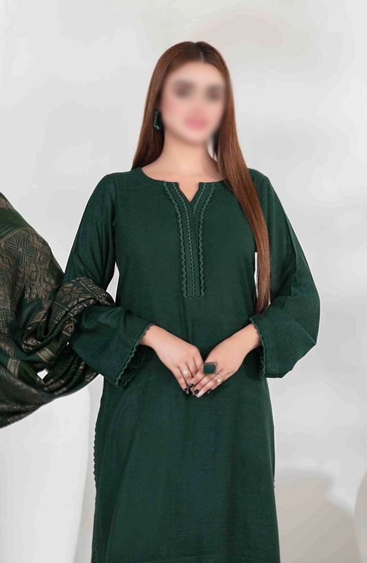 Persika Leather Peach-Fancy Leather Peach Shawl Collection 2024 - D 3734