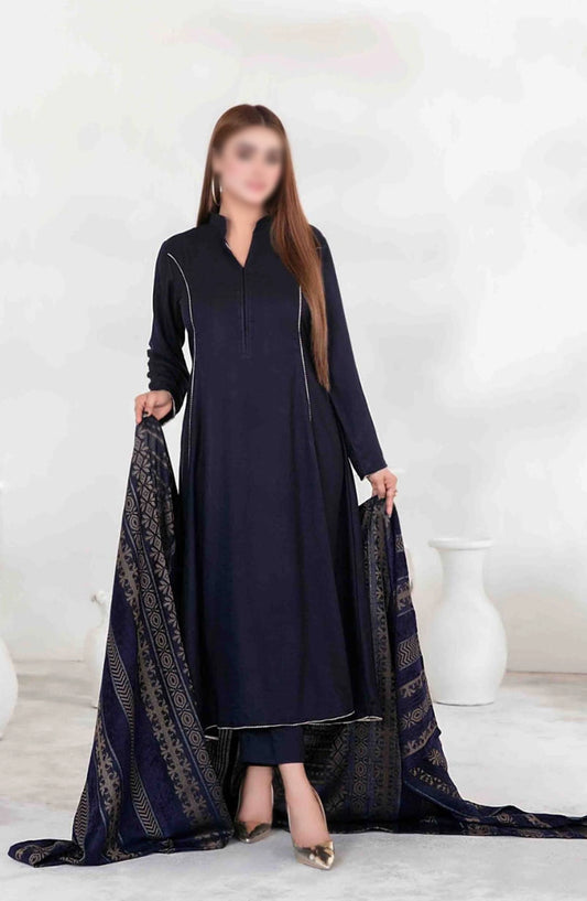 Persika Leather Peach-Fancy Leather Peach Shawl Collection 2024 - D 3735