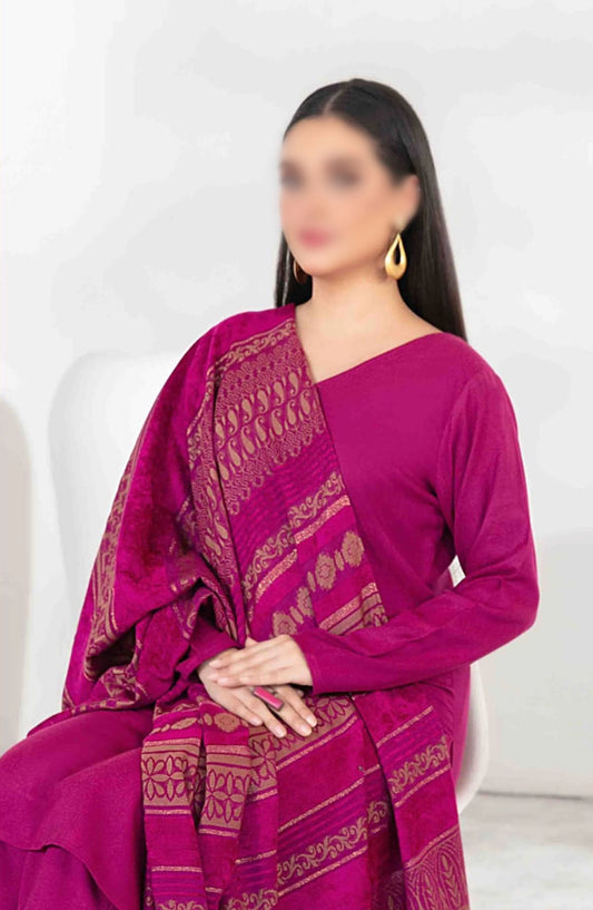 Persika Leather Peach-Fancy Leather Peach Shawl Collection 2024 - D 3736