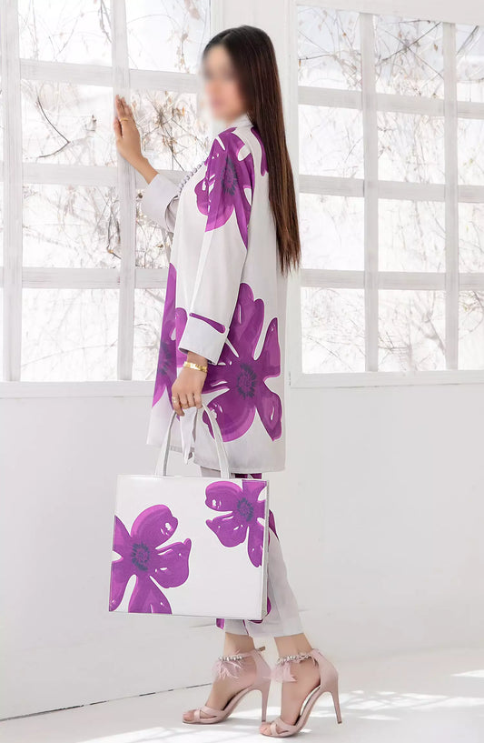 Glo Swiss Digital Printed 2 Pc Stitched Collection - D-3764