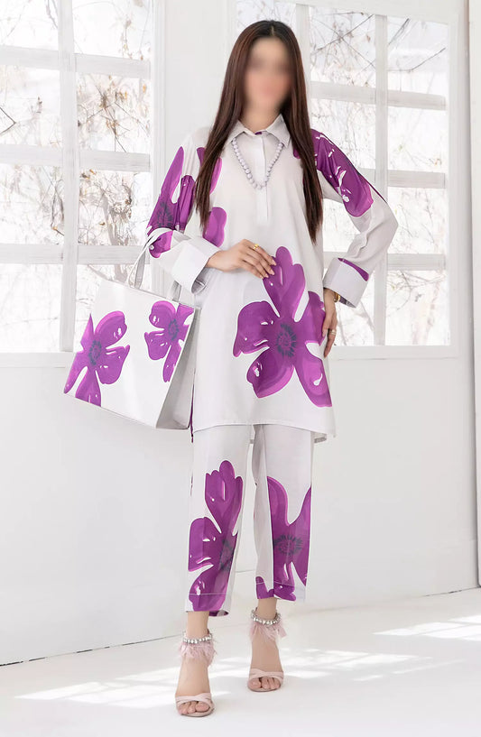 Glo Swiss Digital Printed 2 Pc Stitched Collection - D-3764