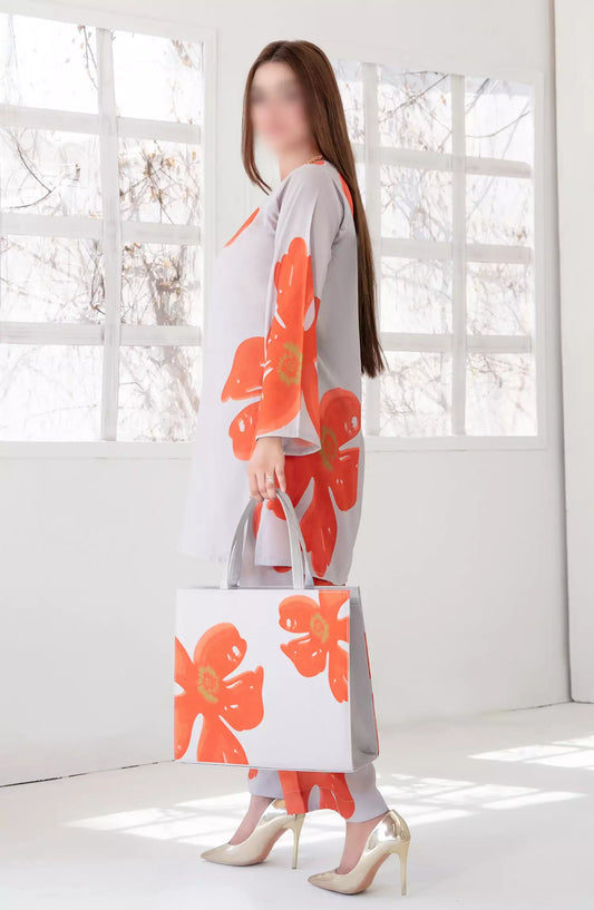 Glo Swiss Digital Printed 2 Pc Stitched Collection - D-3767