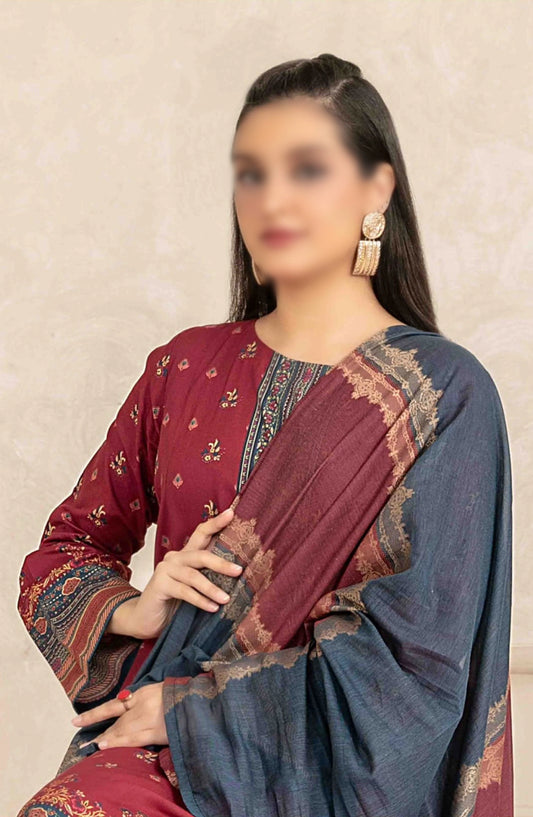 Zumena - Digital Staple with Banarsi Dupatta Collection - D 3892