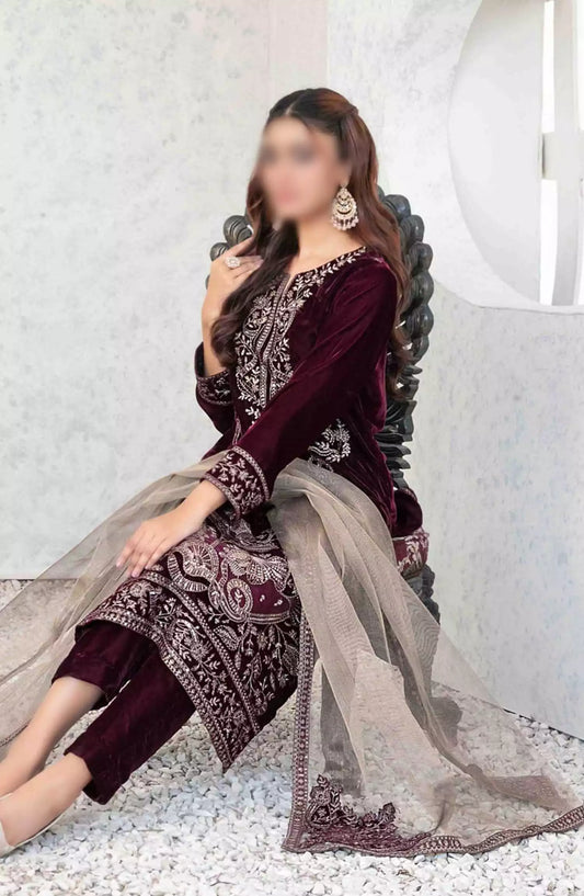 Velvet Reverie - Fancy Velvet Collection  - VR-D-4044