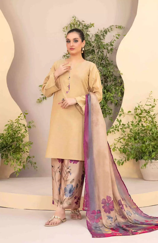 Ferda - Stitched Shamry with Digital Silk Dupatta Collection 2024 - FS-D-5026